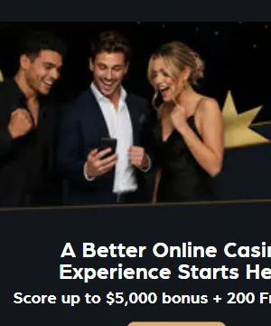 The Clubhouse Casino on mobile: home page with the welcome offer on a phone screen The Clubhouse Casino on mobile: home page with the welcome offer on a phone screen